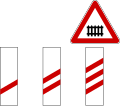 I-35 Distance-panels for gated level crossing