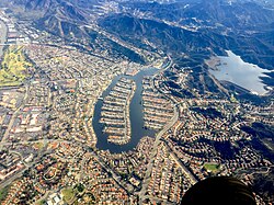 Aerial view of the Westlake subdivision