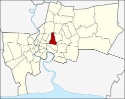 Khet location in Bangkok