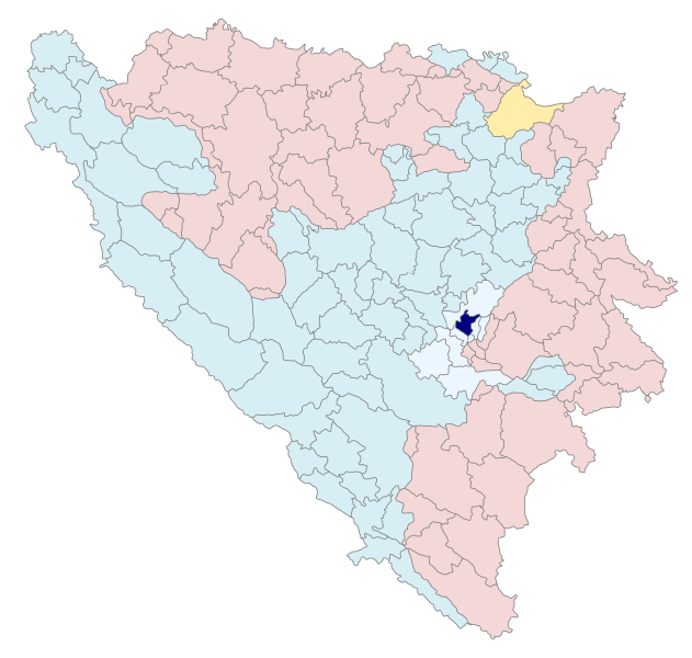 Файл:BiH municipality location Vogošća.svg