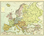 Europe in 1912 and 1918.