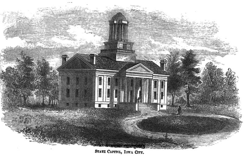 File:Iowa old capitol 1855.jpg