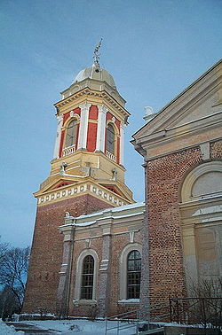 The church of Loimaa Proper in Hirvikoski