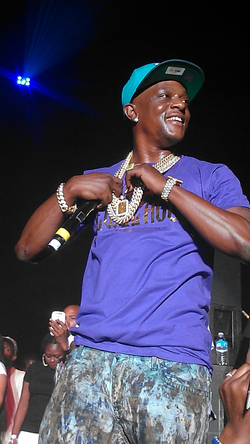 Boosie Fatazz performing live in Macon, Georgia in July 2014