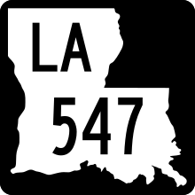 Louisiana 547 (2008).svg