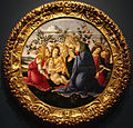 Madonna and five angels, Botticelli, c. 1485-1490