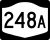 New York State Route 248A marker