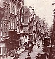 Image 5Street in Amsterdam in 1891 (Vijzelstraat [nl] looking towards Muntplein) (from History of the Netherlands)