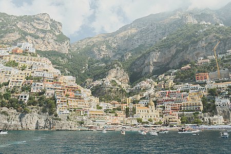 Positano in August, 2022 taken by Canadian Photographer Spencer Vandermeer.