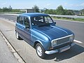 Mid-engine, front-wheel drive (MF layout): Renault 4 mid-engine, front-wheel-drive layout allows greater distance between front doors and wheelwells, and short front overhang.