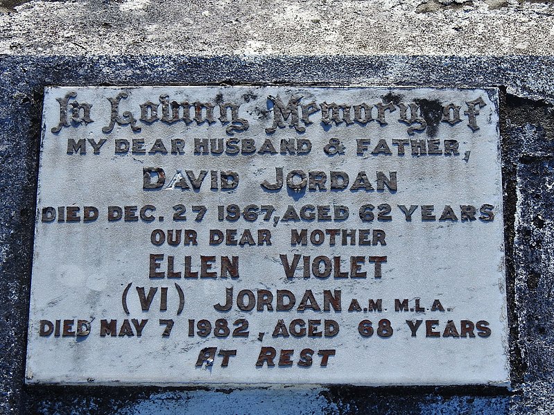 File:AU-Qld-Ipswich-Cemetery-Ellen Violet JORDAN headstone-2021.jpg