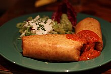 A chimichanga