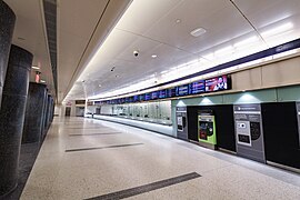 Ticket counter and TVMs