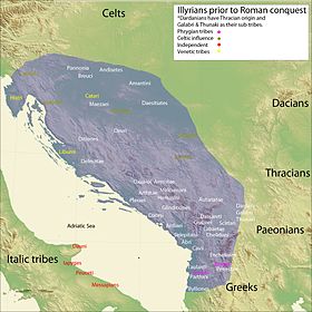 Illiria antes de la conquista romana)