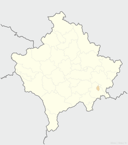 Location in Kosovo