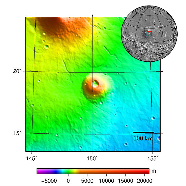 Файл:MOLA albor tholus.jpg