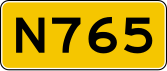 Provincial highway 765 shield}}