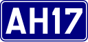 Asian Highway 17 shield