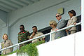 Prince Charles with Trinidad and Tobago Foreign Affairs Minister Paula Gopee-Scoon