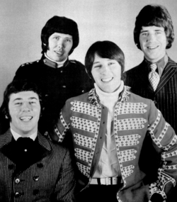 The Tremeloes in 1968. From left: Dave Munden, Rick Westwood, Chip Hawkes, Alan Blakley