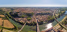 Aerial view of Besièrs