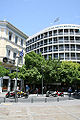 Buildings in Plaka, close to the Athens Cathedral.