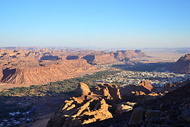 The ancient city of Al-`Ula in Al Madinah Region