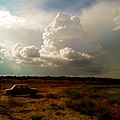 Bank Ranzheva few minutes before the thunder storm