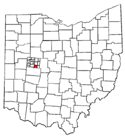 Location of Monroe Township in Ohio