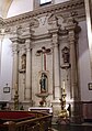 Side altar on northern side of chancel.