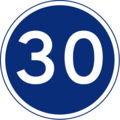 Minimum speed limit