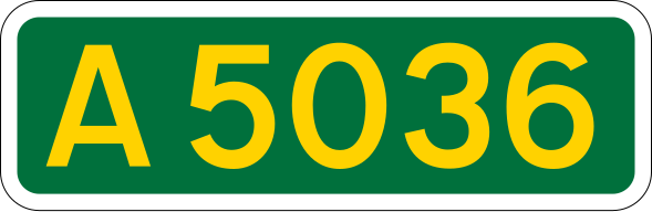 File:UK road A5036.svg