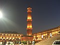 Badshahi Mosque at night