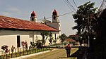 Calles, fachadas de edificios y contexto urbano del centro histórico Alegría