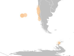 Lugares donde se ha registrado avistamientos de toritos.