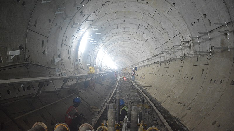 File:East West metro tunnel.jpg