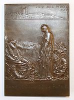 Funeral of Sadi Carnot, medal by Louis-Oscar Roty