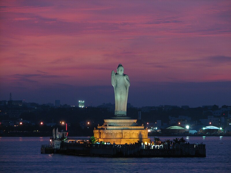 File:Hussain Sagar lake, Hyderabad.jpg