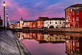 Loreo, a town in the Veneto thought to have been founded by the Loredan family around the beginning of the 9th century.