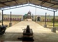 Nandhi in front of presiding deity