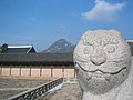 Haetae statue in Gyeongbokgung