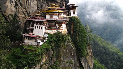 Paro Taktsang, Paro, Bhutan, unknown architect, 1692