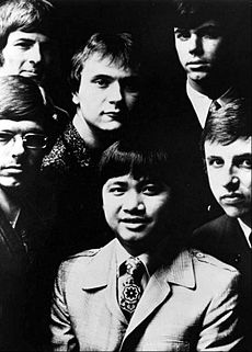 The group in 1967 Top row, from left: Jim Yester, Brian Cole, Ted Bluechel; bottom row: Russ Giguere, Larry Ramos, Terry Kirkman