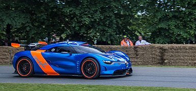 Concept-car Renault Alpine A110-50 en el Festival de Goodwood.