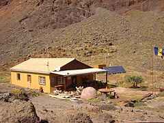 Nature reserve warden’s house on Deserta Grande Island