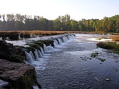 Venta Rapid in Kuldīga is the widest waterfall in Europe and a natural monument of Latvia