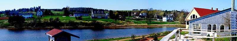 Panoramic view of New Glasgow, Prince Edward Island.