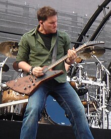 Peake performing in 2006