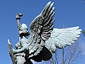 Statue of Nike, the Greek Goddess of War; Spanish-American War Memorial in Bushnell Park