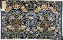 'Strawberry Thief' textile pattern, William Morris, 1883[71]